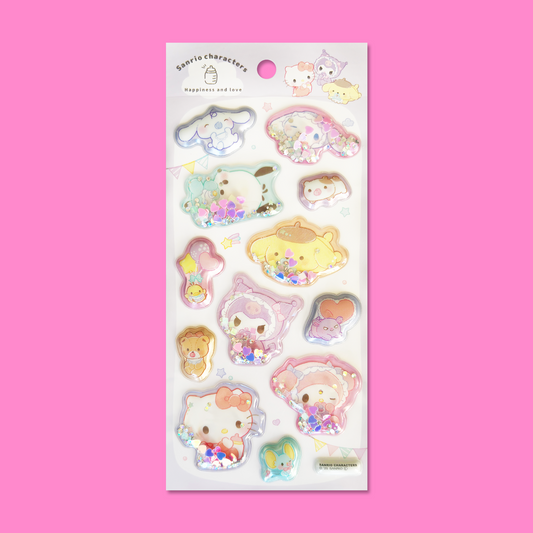 Sanrio Babies Squishy Capsule Sticker Sheet
