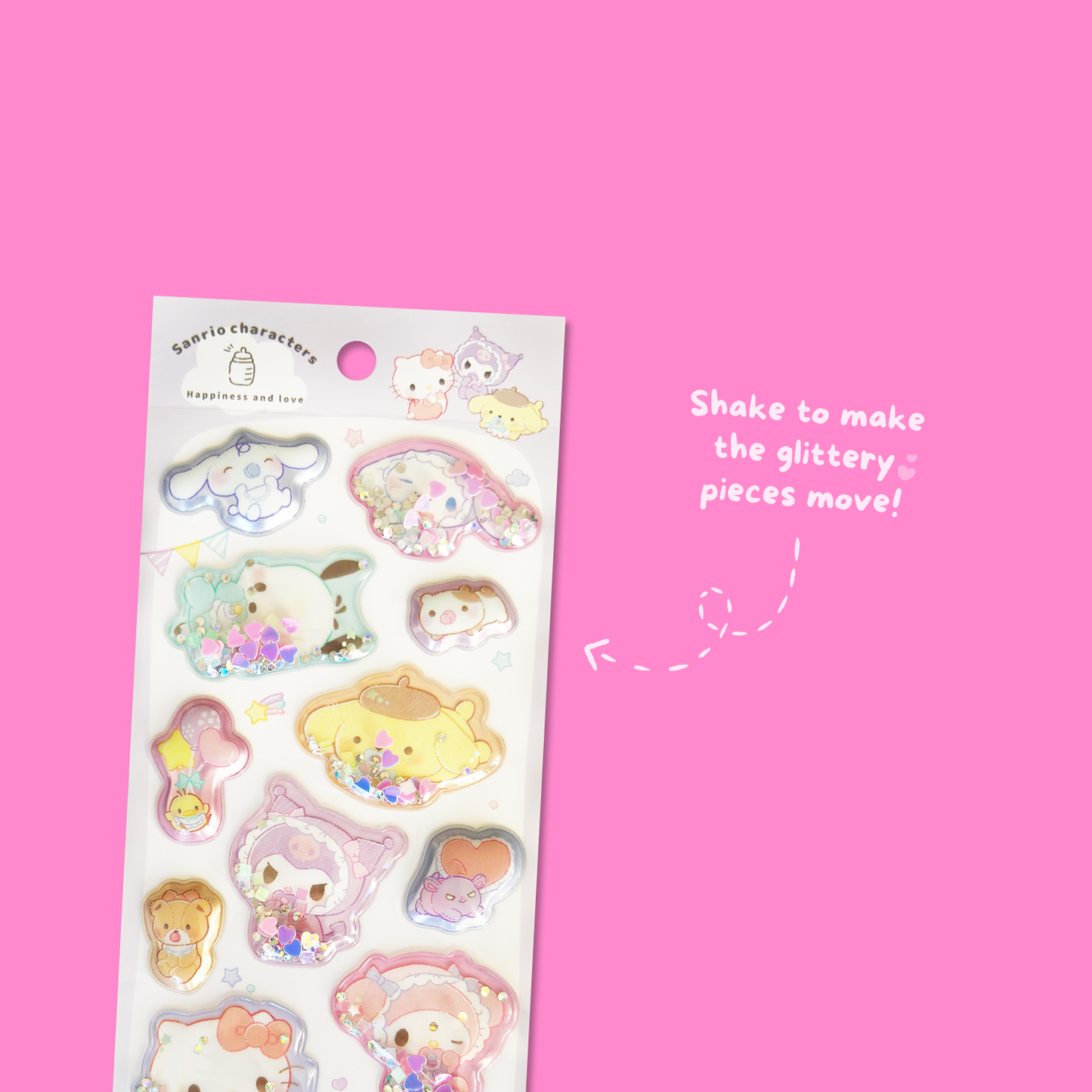 Sanrio Babies Squishy Capsule Sticker Sheet