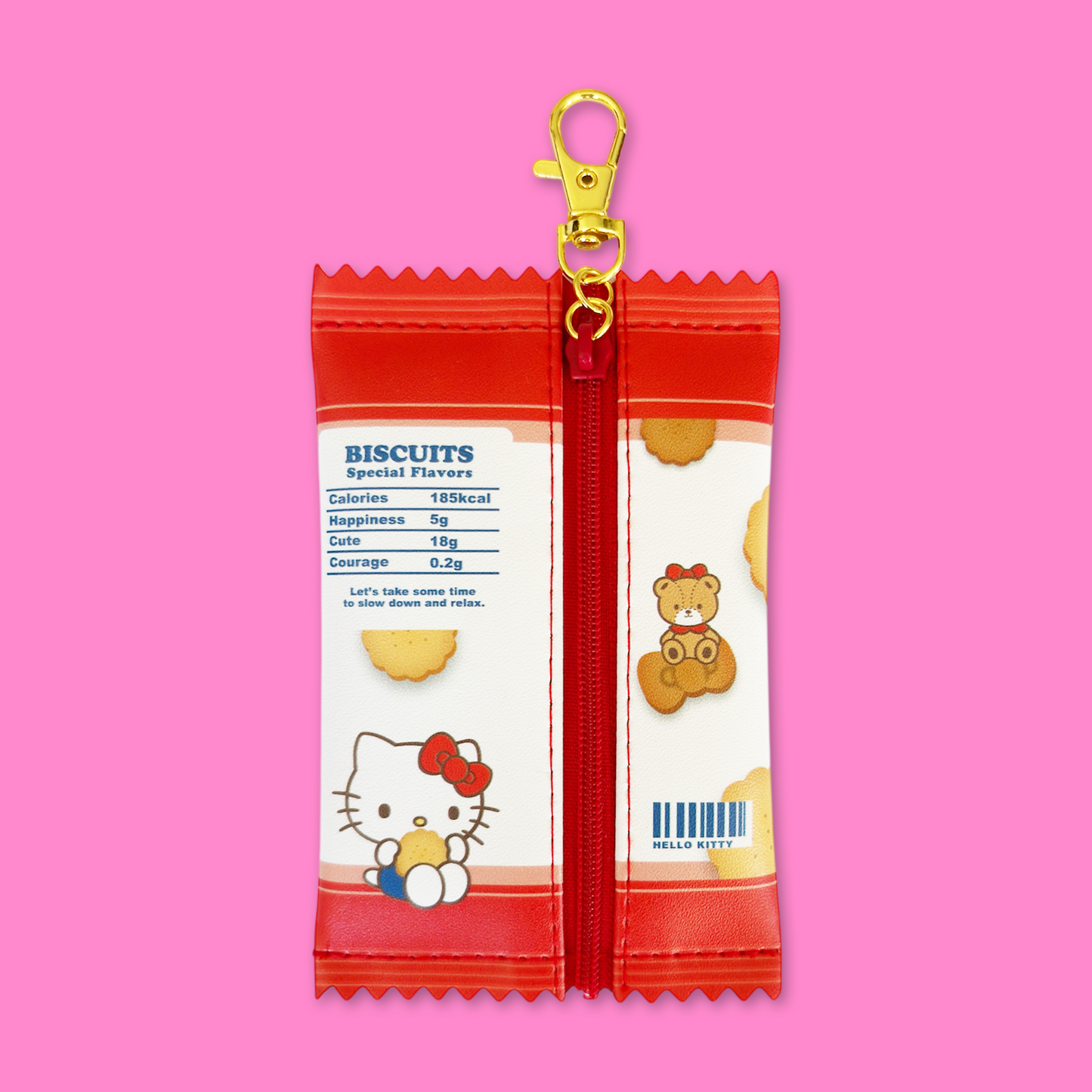 Sanrio Sweet Wrapper Keyring Pouch - Hello Kitty