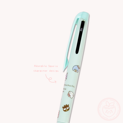 Sanrio Characters Smooth 2 Colour Pen - Mint