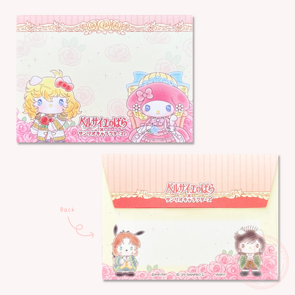 Sanrio x The Rose of Versailles Mini Letter Set