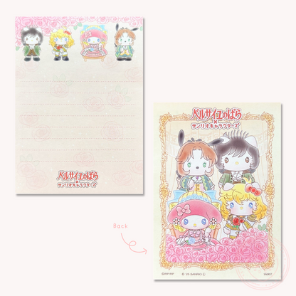 Sanrio x The Rose of Versailles Mini Letter Set