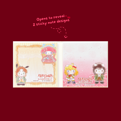 Sanrio x The Rose of Versailles Sticky Notebook