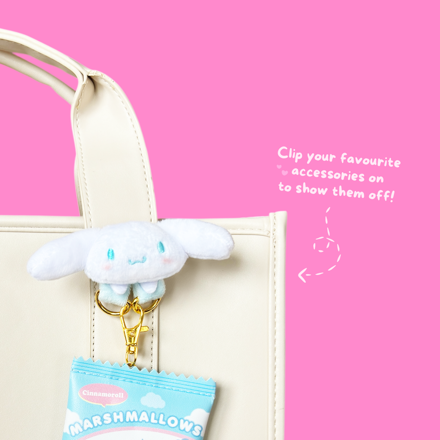 Sanrio Keyring Holder - Cinnamoroll