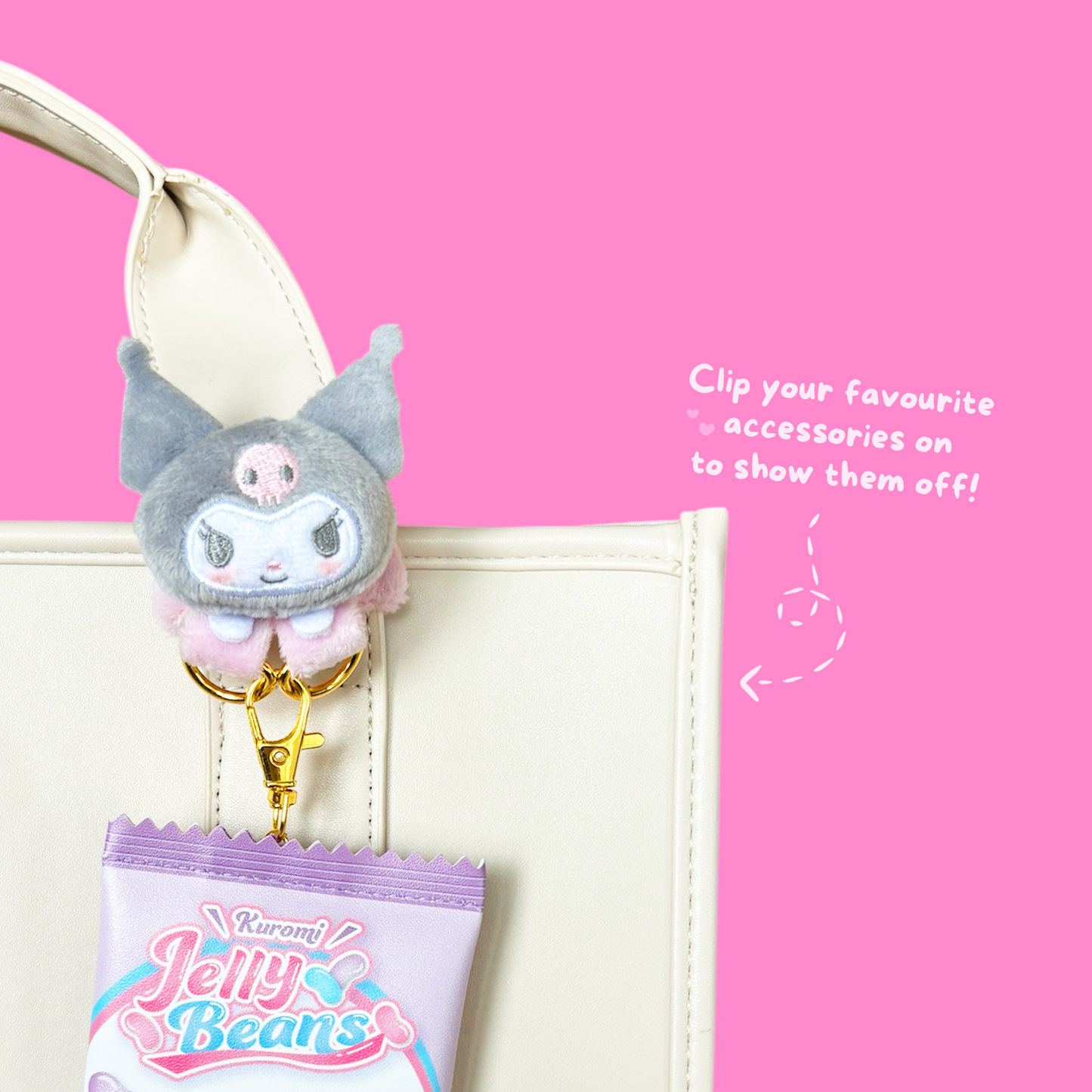 Sanrio Keyring Holder - Kuromi