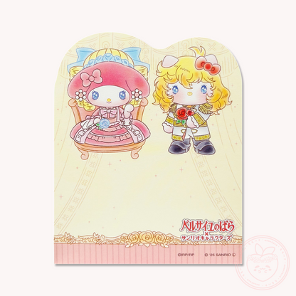 Sanrio x The Rose of Versailles Die-cut Memo Pad
