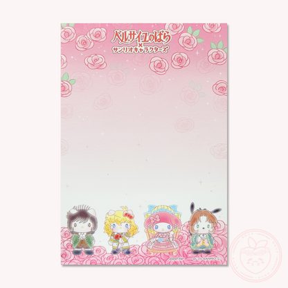 Sanrio x The Rose of Versailles Die-cut Memo Pad