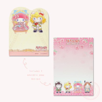 Sanrio x The Rose of Versailles Die-cut Memo Pad