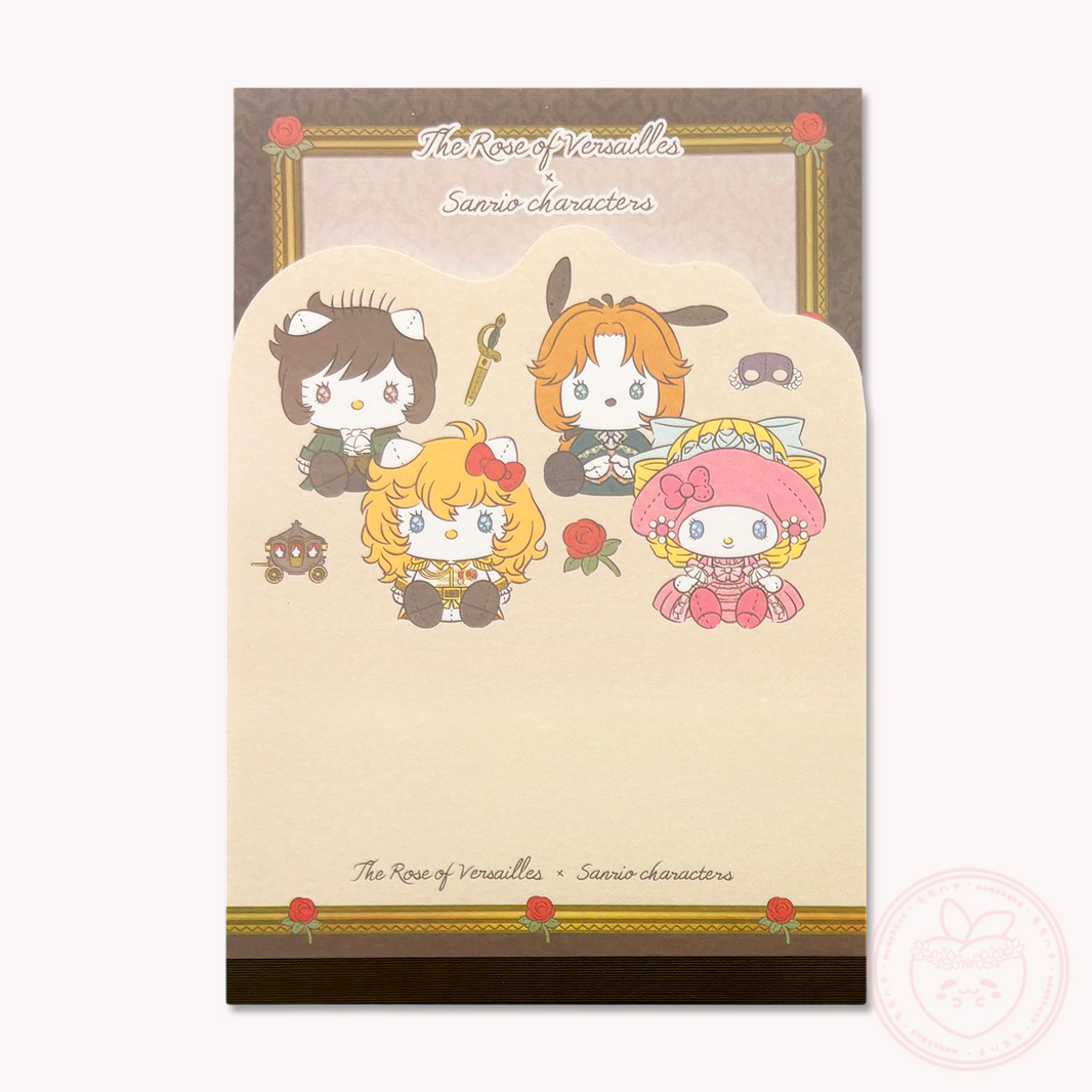 Sanrio x The Rose of Versailles Die-cut Memo Pad