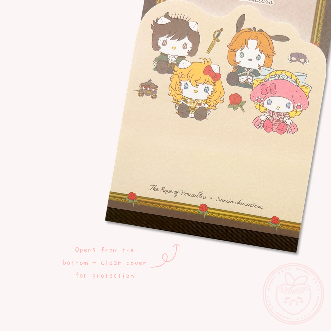 Sanrio x The Rose of Versailles Die-cut Memo Pad