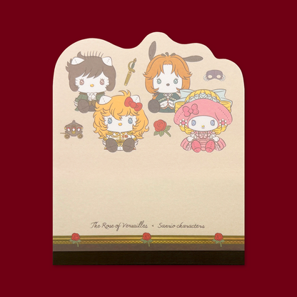 Sanrio x The Rose of Versailles Die-cut Memo Pad