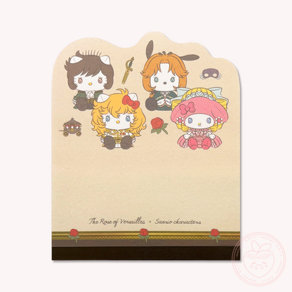 Sanrio x The Rose of Versailles Die-cut Memo Pad