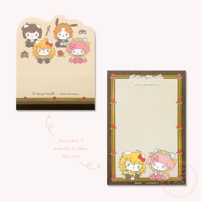 Sanrio x The Rose of Versailles Die-cut Memo Pad