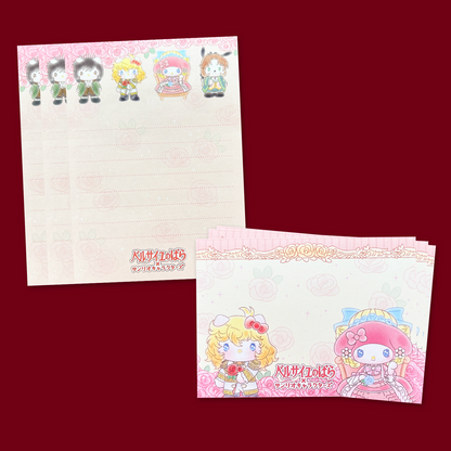Sanrio x The Rose of Versailles Mini Letter Set