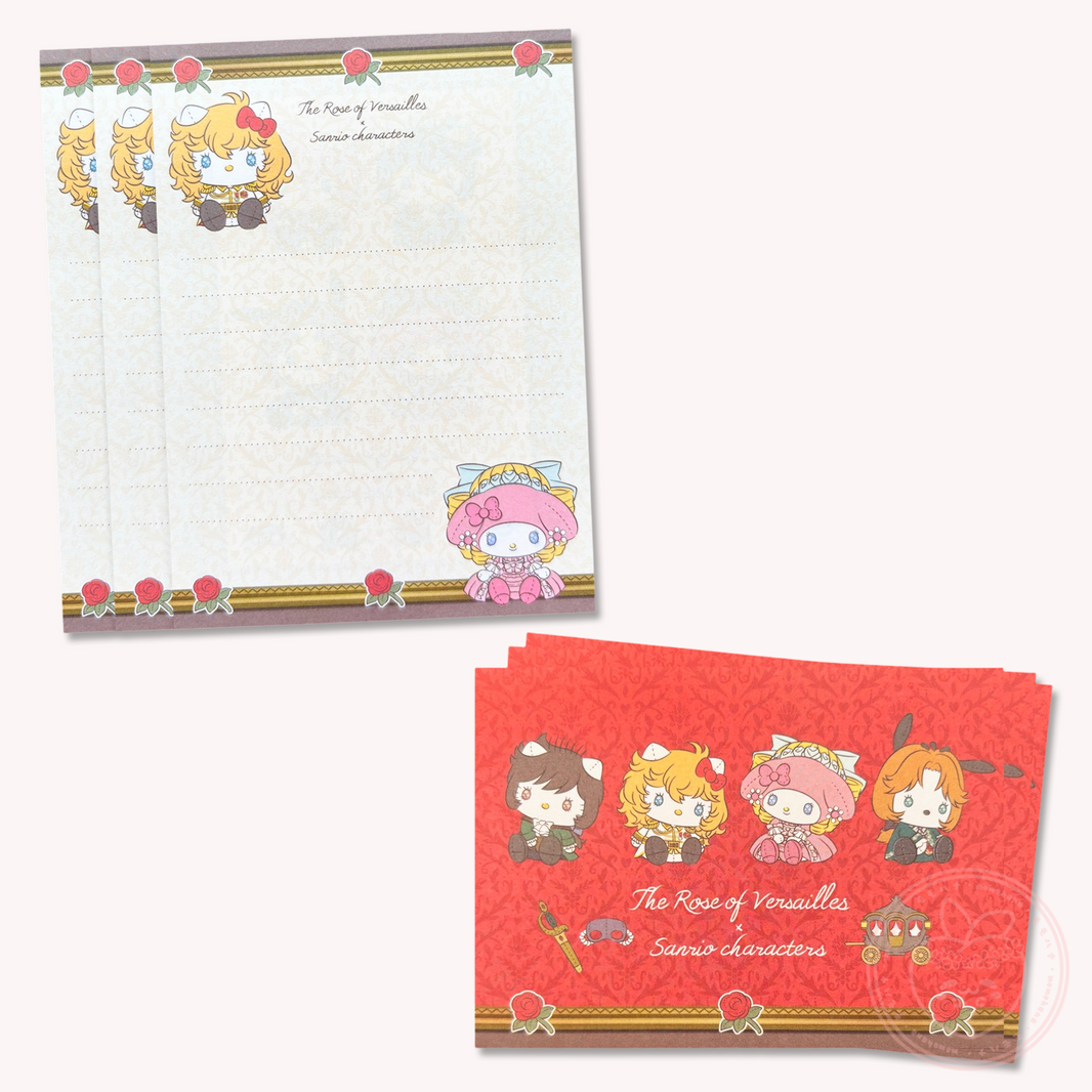Sanrio x The Rose of Versailles Mini Letter Set