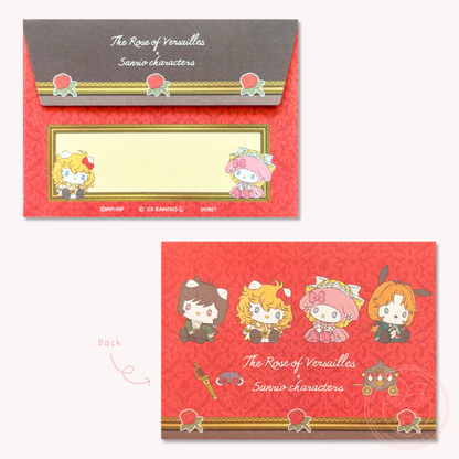 Sanrio x The Rose of Versailles Mini Letter Set