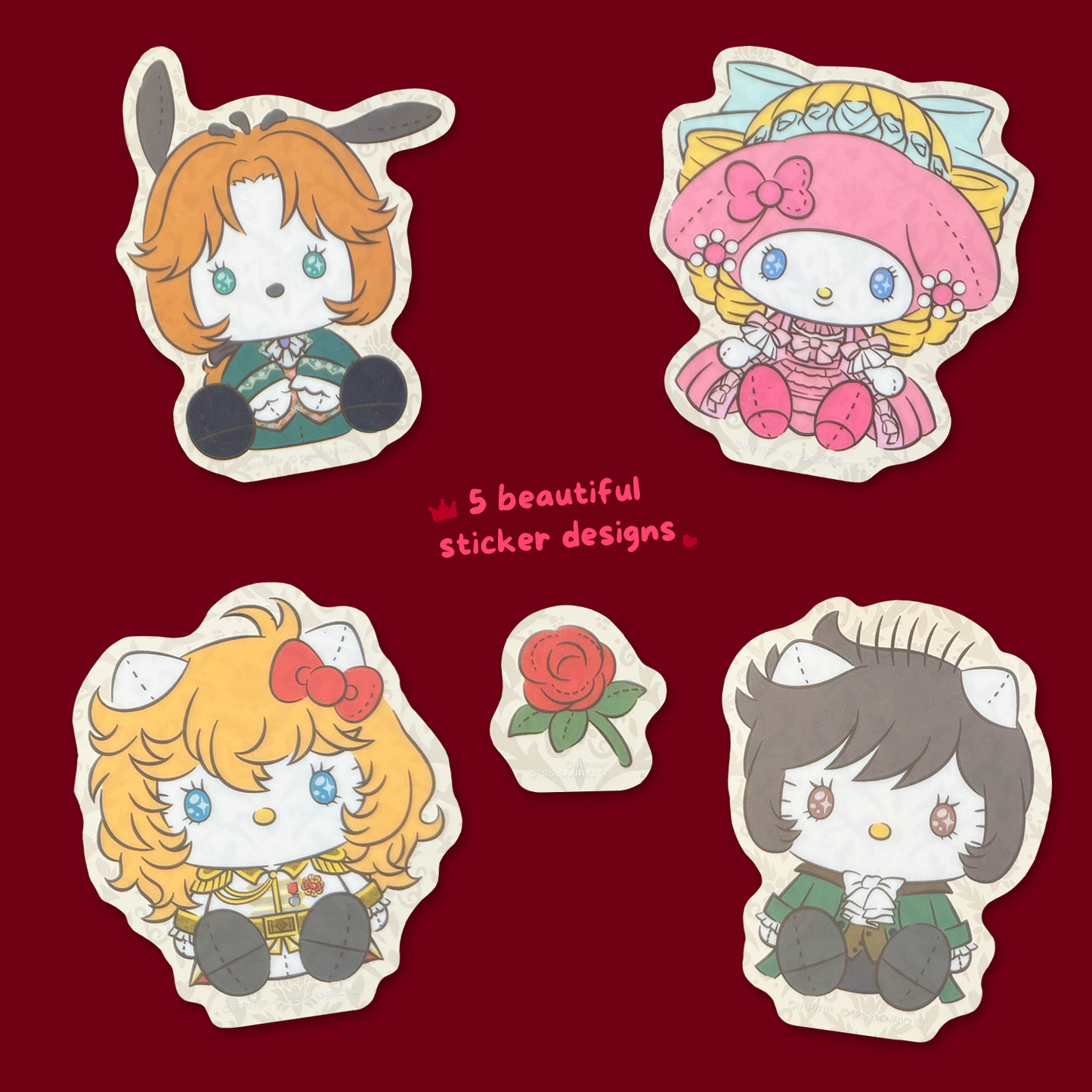 Sanrio x The Rose of Versailles Sticker Sheet
