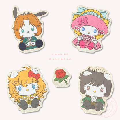 Sanrio x The Rose of Versailles Sticker Sheet