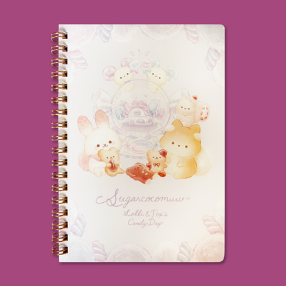 Sugarcocomuu 'Lolli and Pop's Candy Day' B6 Notebook