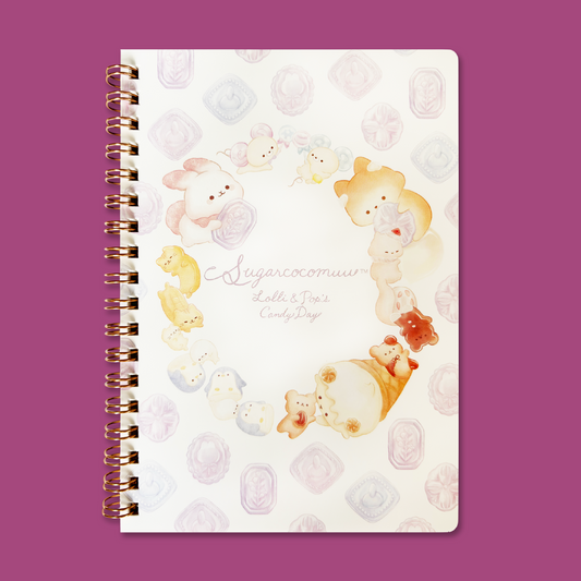 Sugarcocomuu 'Lolli and Pop's Candy Day' B6 Notebook