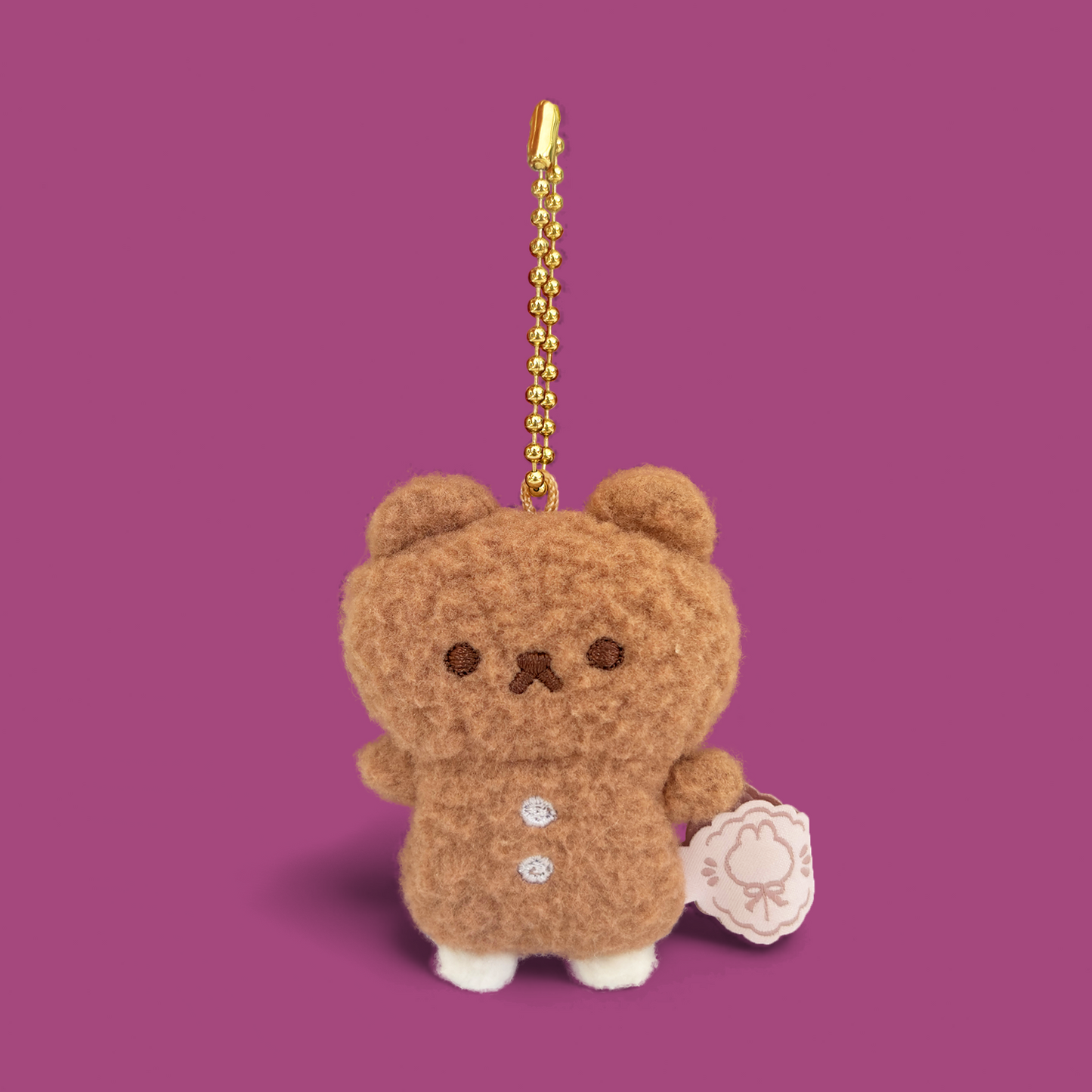 Sugarcocomuu 'Lolli and Pop's Candy Day' Mini Keyring Plush - Cocoa