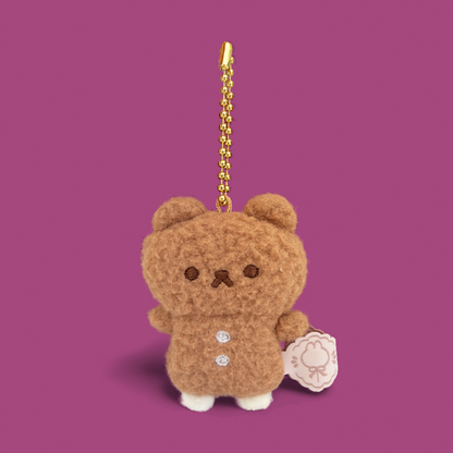 Sugarcocomuu 'Lolli and Pop's Candy Day' Mini Keyring Plush - Cocoa