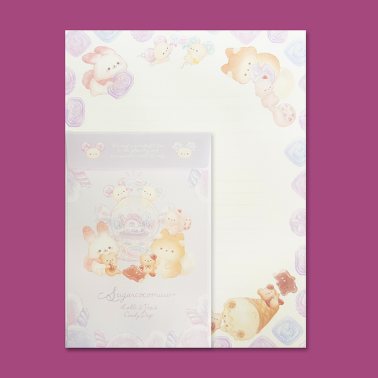 Sugarcocomuu 'Lolli and Pop's Candy Day' Letter Set