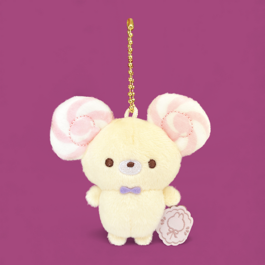 Sugarcocomuu 'Lolli and Pop's Candy Day' Mini Keyring Plush - Lolli