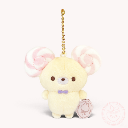 Sugarcocomuu 'Lolli and Pop's Candy Day' Mini Keyring Plush - Lolli