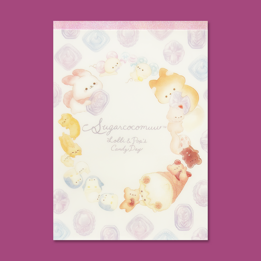 Sugarcocomuu 'Lolli and Pop's Candy Day' Memo Pad