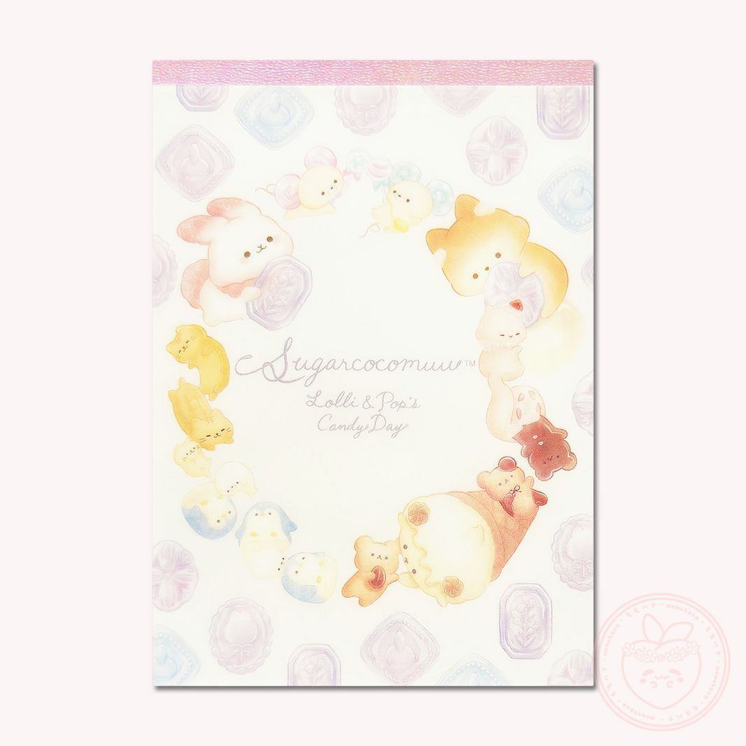 Sugarcocomuu 'Lolli and Pop's Candy Day' Memo Pad