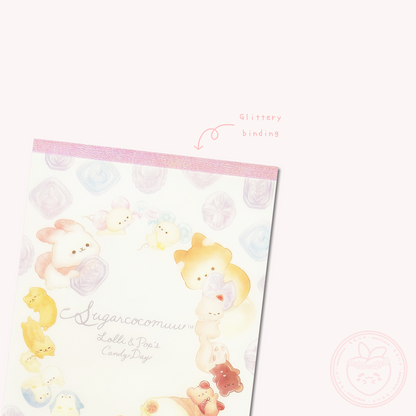 Sugarcocomuu 'Lolli and Pop's Candy Day' Memo Pad