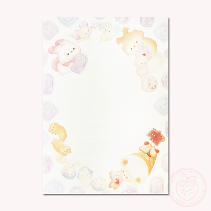 Sugarcocomuu 'Lolli and Pop's Candy Day' Memo Pad