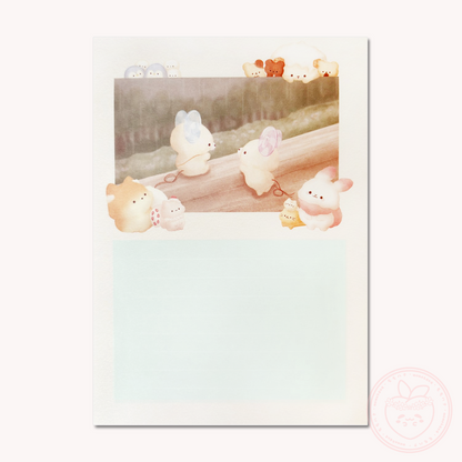 Sugarcocomuu 'Lolli and Pop's Candy Day' Memo Pad