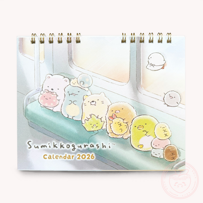 Sumikkogurashi 2026 Desk Calendar