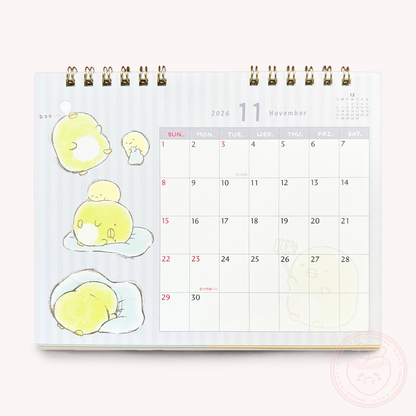 Sumikkogurashi 2026 Desk Calendar