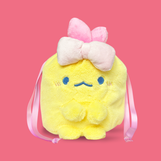 Sumikkogurashi 'Dreaming Tails' Plush Drawstring Pouch
