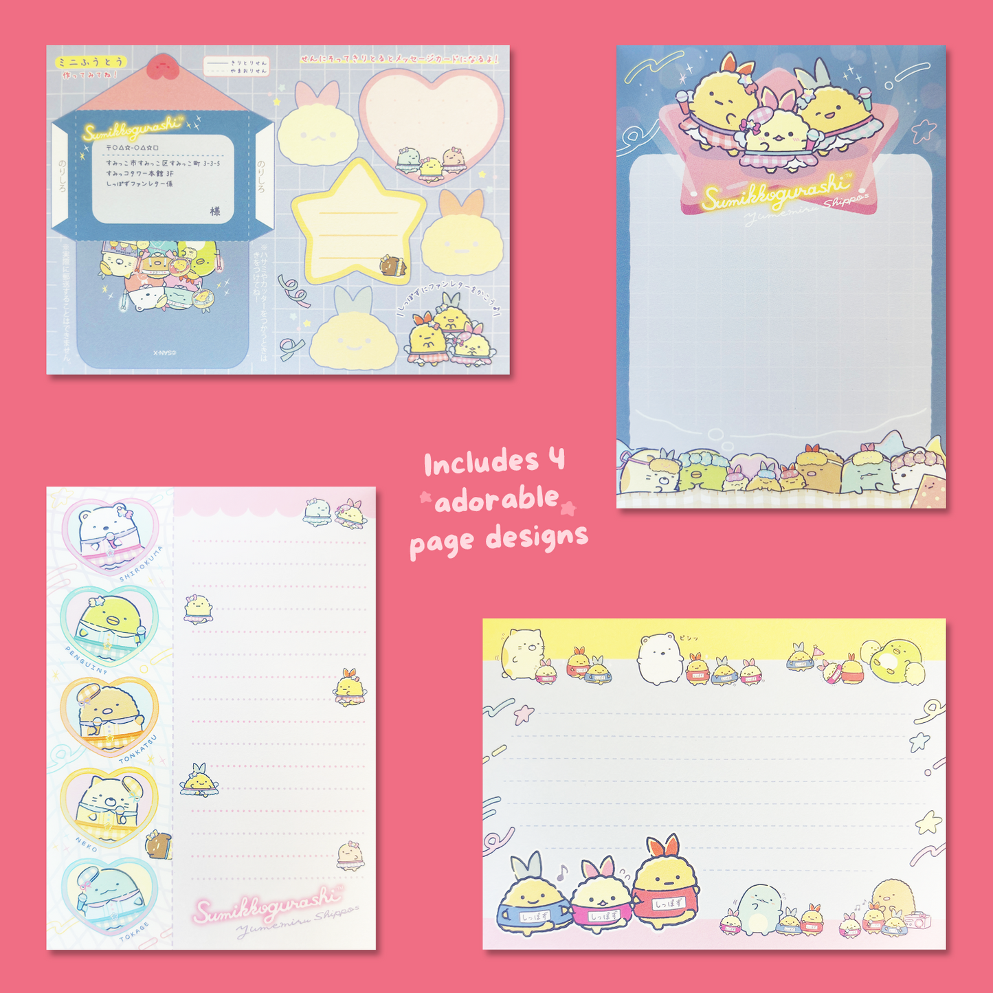 Sumikkogurashi 'Dreaming Tails' Memo Pad