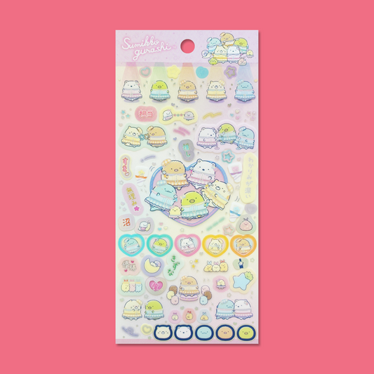 Sumikkogurashi 'Dreaming Tails' Sticker Sheet