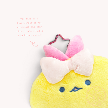 Sumikkogurashi 'Dreaming Tails' Plush Windowed Pouch