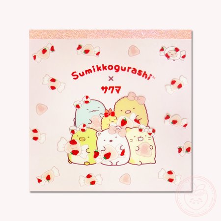Sumikkogurashi x Sakuma Square Memo Pad