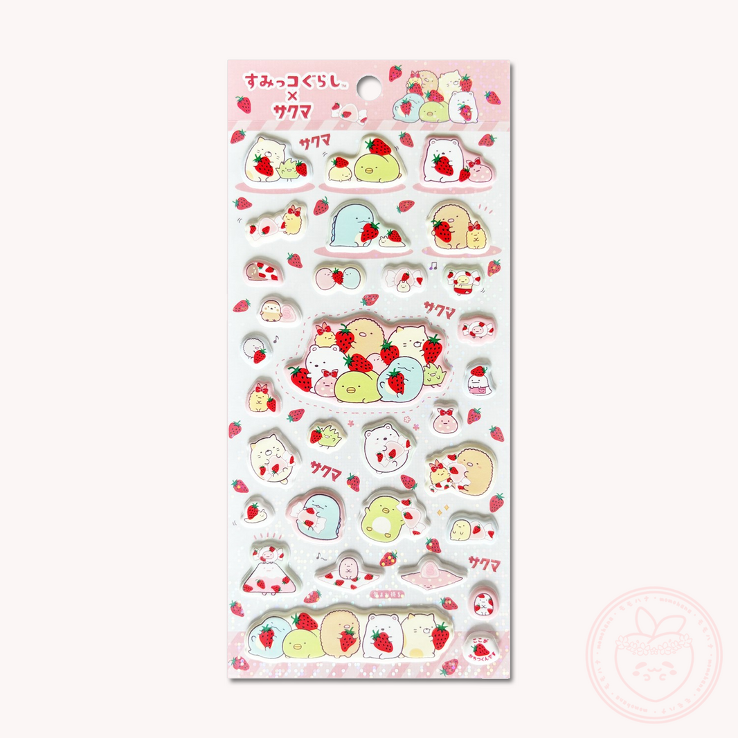 Sumikkogurashi x Sakuma Squishy Sticker Sheet