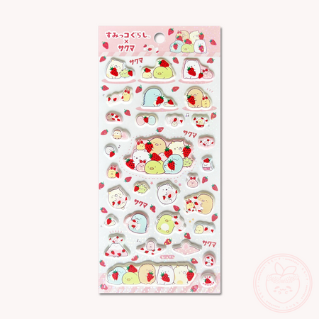 Sumikkogurashi x Sakuma Squishy Sticker Sheet