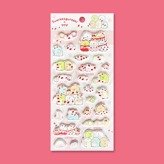 Sumikkogurashi x Sakuma Squishy Sticker Sheet