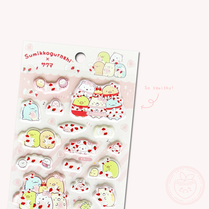 Sumikkogurashi x Sakuma Squishy Sticker Sheet