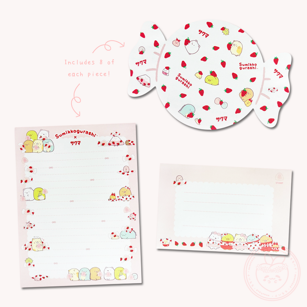 Sumikkogurashi x Sakuma Die Cut Letter Set