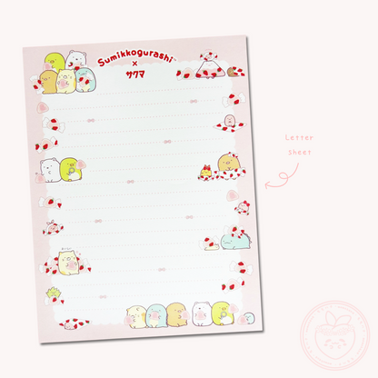 Sumikkogurashi x Sakuma Die Cut Letter Set