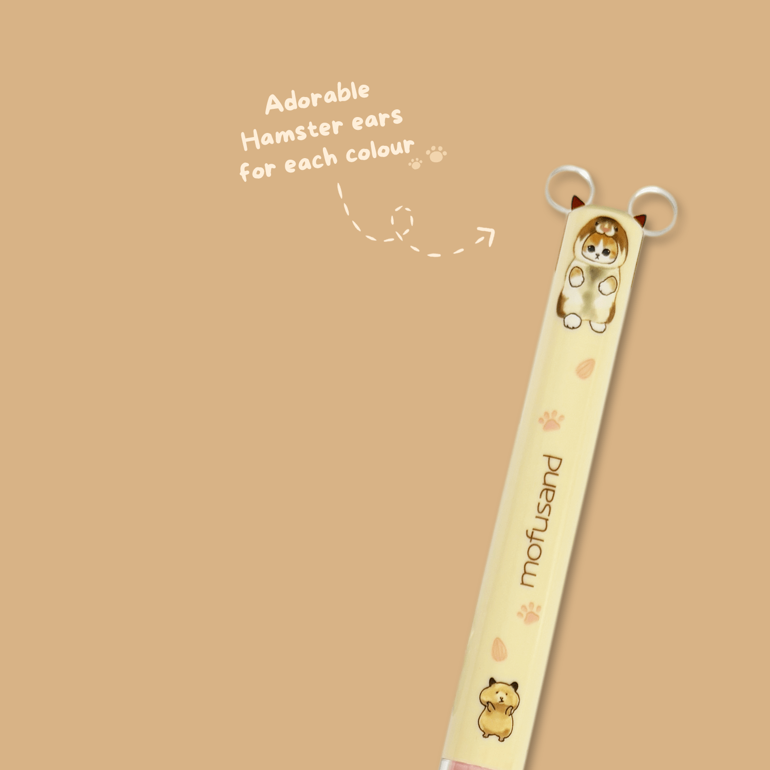 Mofusand 2 Colour Mimi Pen - Hamster Nyan - Momohana