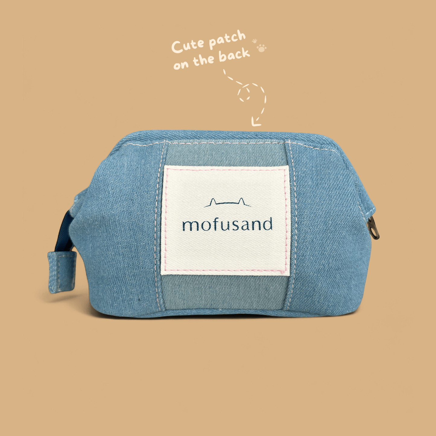 Mofusand Denim Pouch - Doughnut Nyan - Momohana
