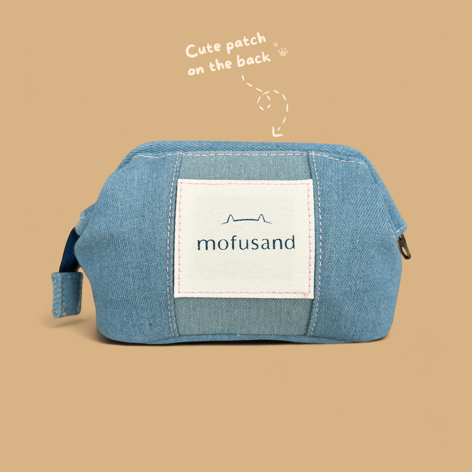 Mofusand Denim Pouch - Doughnut Nyan - Momohana